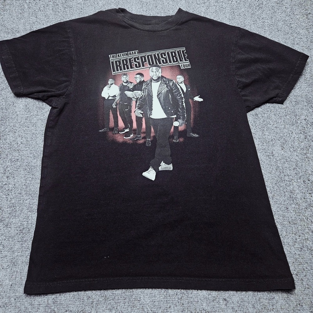Kevin Hart Irresponsible Tour Thirt Mens Medium Black Comedy Graphic Tee 2018